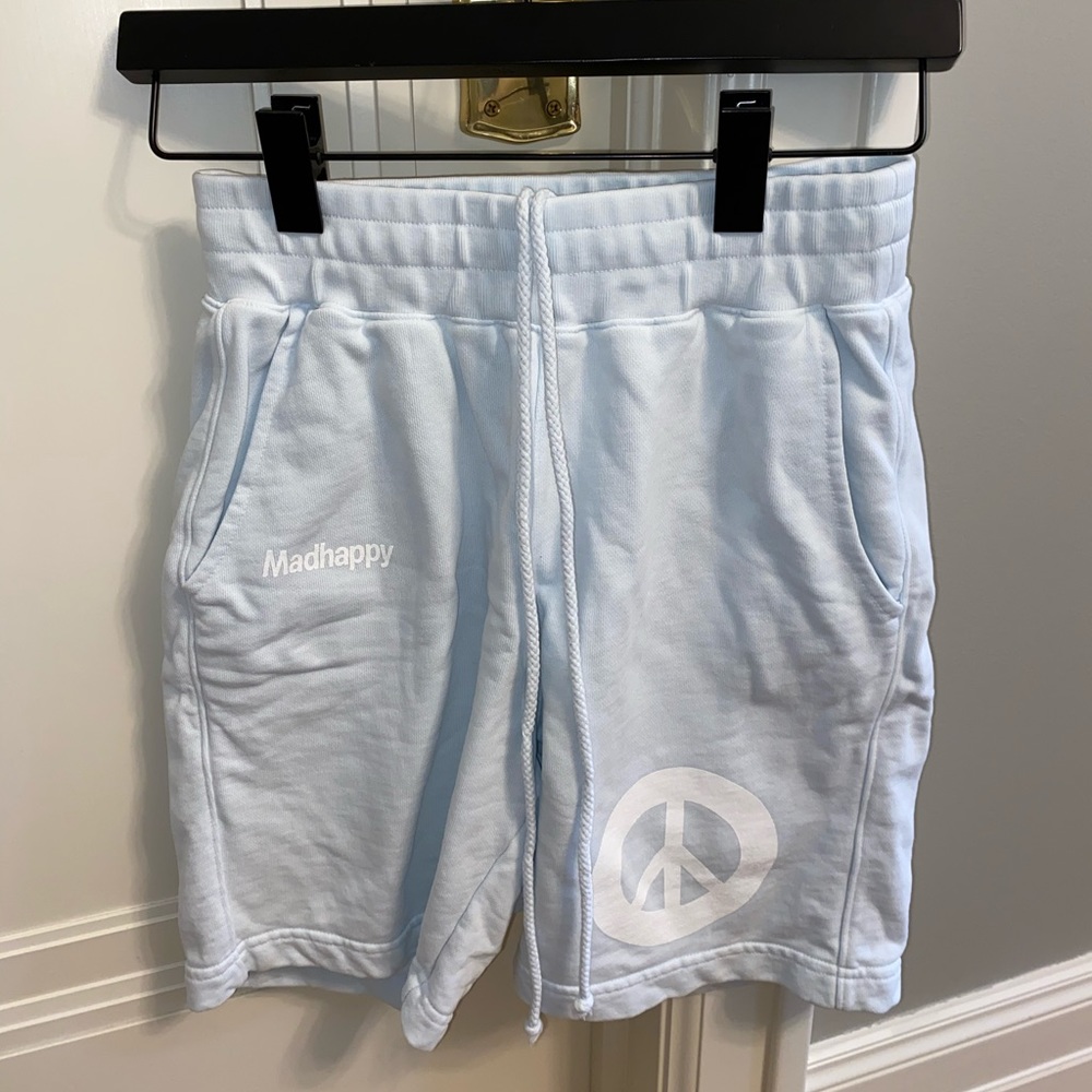 MADHAPPY Peace Sign Sweat Shorts